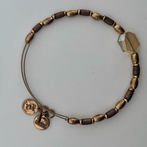Alex and Ani bundle of three gold beaded bangles - Picture 7 of 7